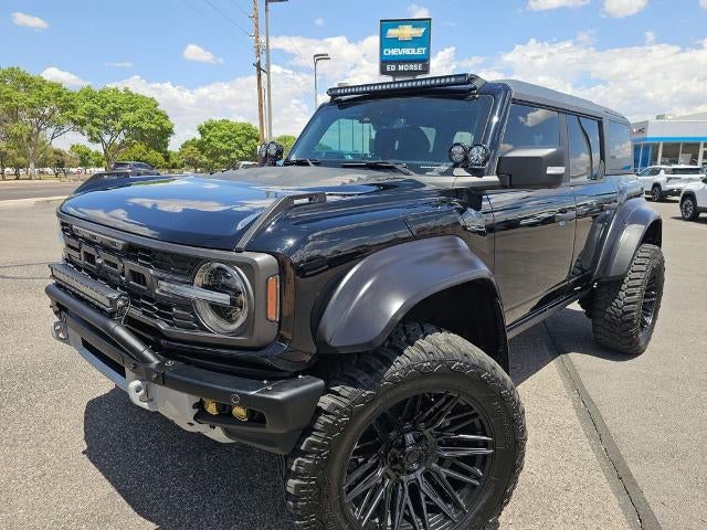 2023 Ford Bronco Raptor 4 Door Advanced 4x4 in Shadow Black — front three-quarter view