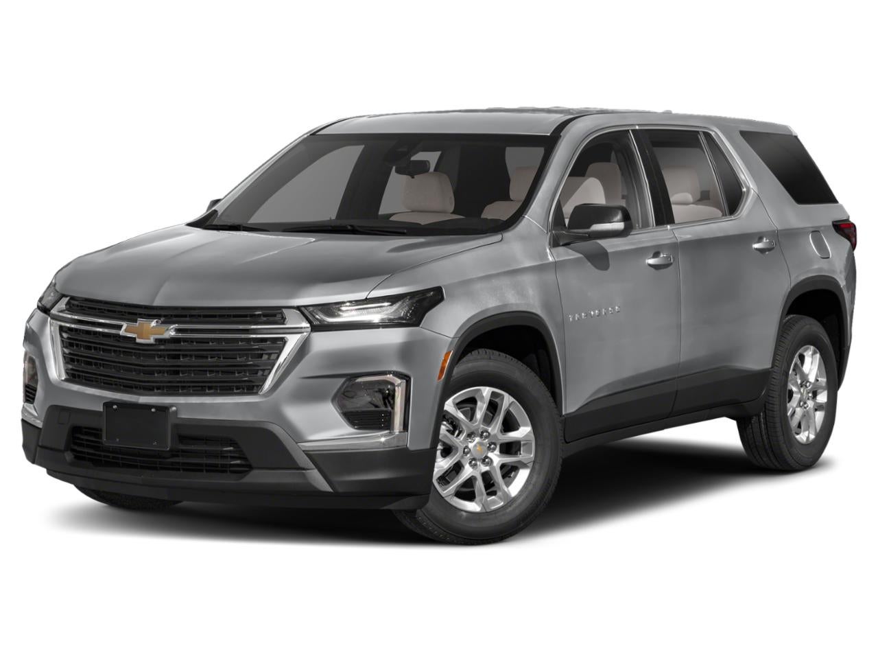 2023 Chevrolet Traverse AWD 1LT in Sterling Gray Metallic — front three-quarter view