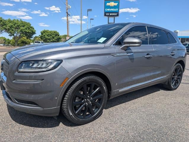 2022 Lincoln Nautilus Reserve AWD in Asher Gray Metallic Clearcoat — front three-quarter view