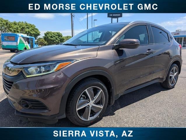 2022 Honda HR-V EX 2WD CVT in Gray — front three-quarter view