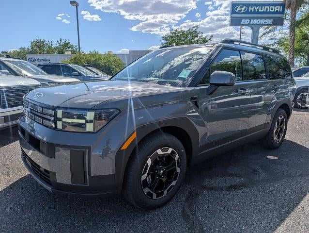 2026 Hyundai SANTA FE SEL AWD in Hampton Gray — front three-quarter view