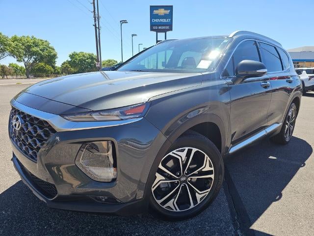 2019 Hyundai SANTA FE Ultimate 2.0T Auto FWD in Rainforest — front three-quarter view