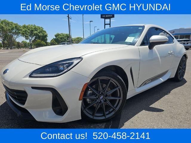 2024 Subaru BRZ Limited Manual in Crystal White Pearl — front three-quarter view