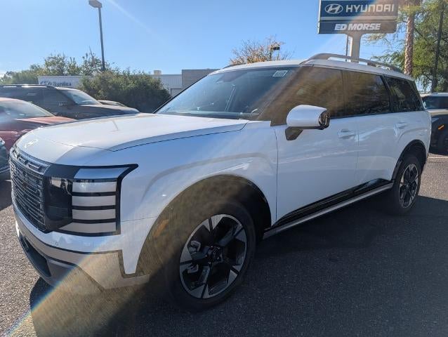 2026 Hyundai PALISADE Limited AWD in Creamy White Pearl — front three-quarter view