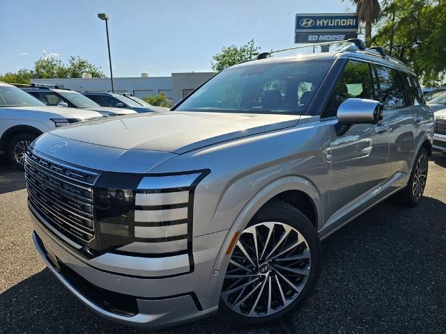 2026 Hyundai PALISADE Calligraphy AWD in Typhoon Silver Metallic — front three-quarter view