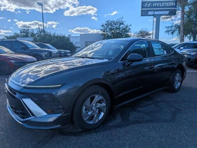 2026 Hyundai SONATA SE in Portofino Gray — front three-quarter view