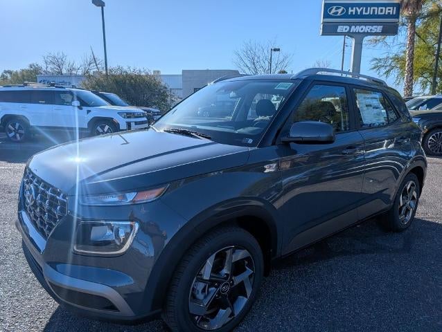 2026 Hyundai VENUE SEL in Ecotronic Gray W/Black Roof — front three-quarter view